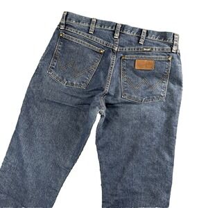 Wrangler Cowboy Cut Jeans Mens 33x30 Western Rodeo Denim Straight Blue Classic